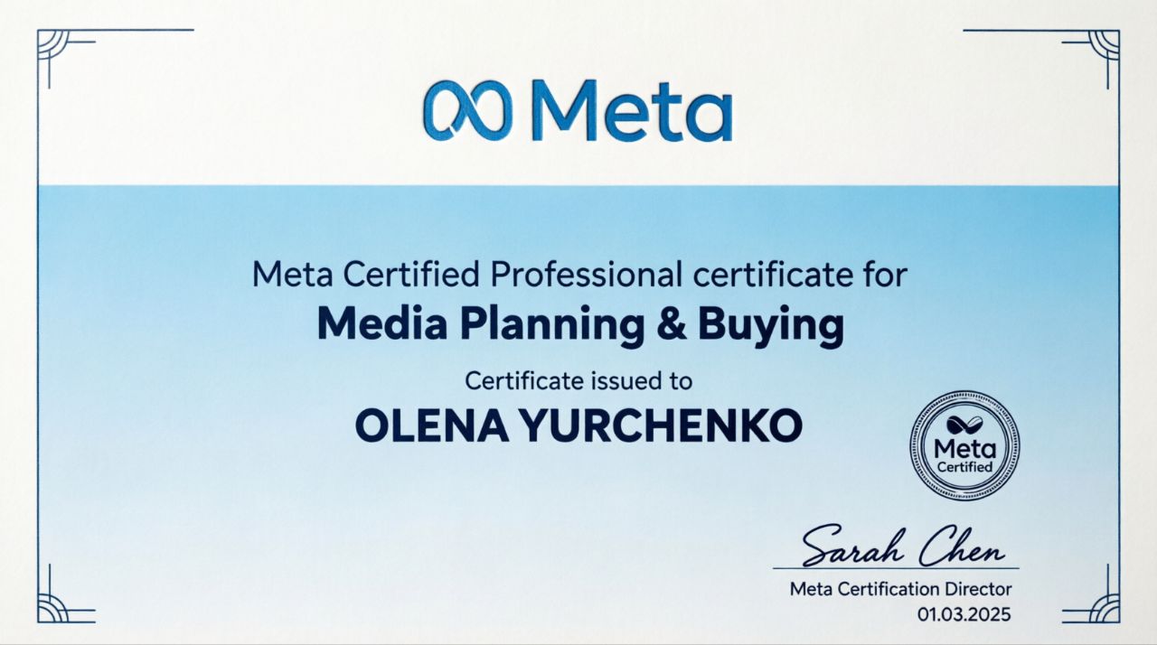 Meta Certificate